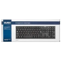 Клавиатура SVEN Standard 304 USB+HUB Black фото 3